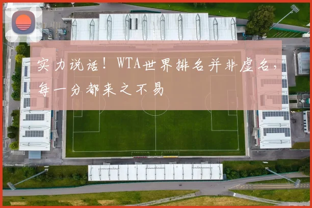 实力说话!WTA世界排名并非虚名,每一分都来之不易
